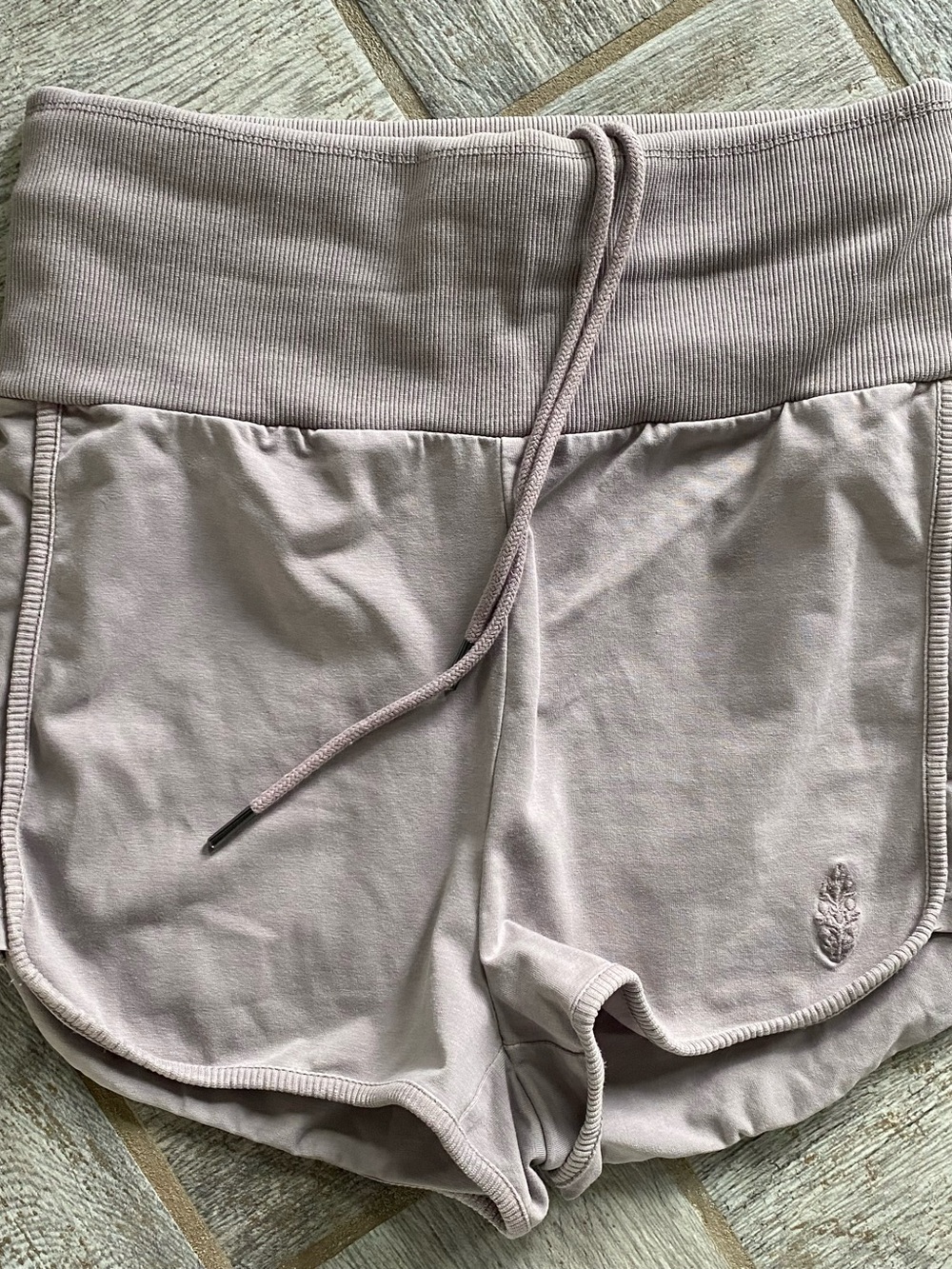 FP Free People movement  High-Waist Drawstring Shorts small